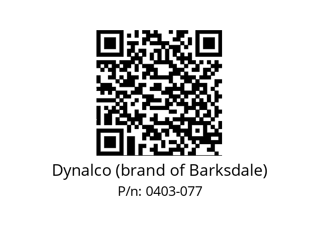   Dynalco (brand of Barksdale) 0403-077