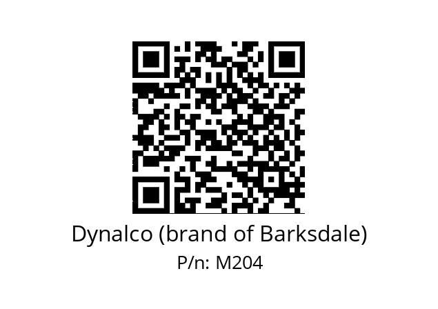   Dynalco (brand of Barksdale) M204