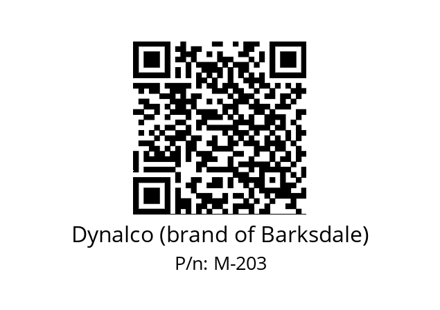   Dynalco (brand of Barksdale) M-203