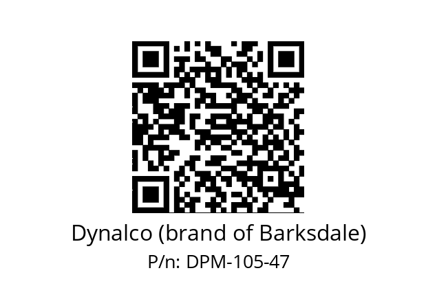   Dynalco (brand of Barksdale) DPM-105-47