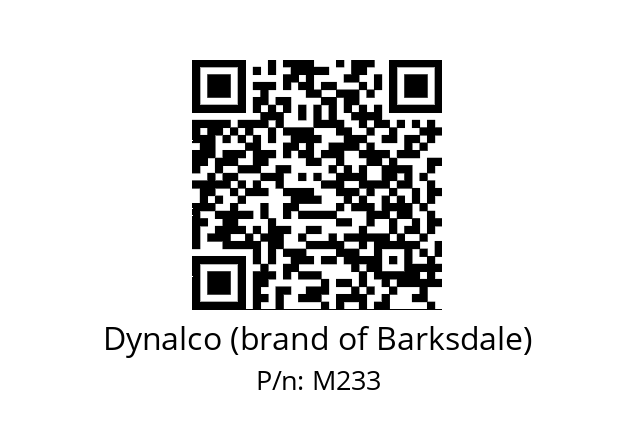   Dynalco (brand of Barksdale) M233