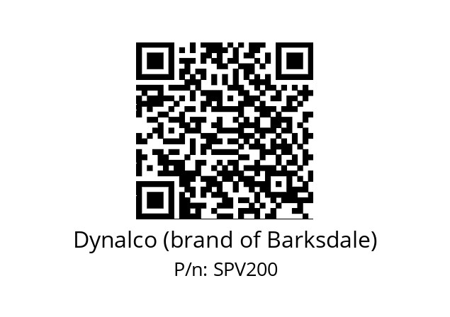   Dynalco (brand of Barksdale) SPV200