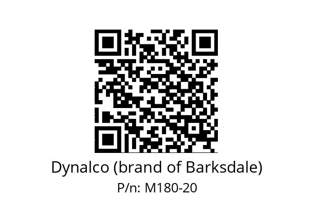   Dynalco (brand of Barksdale) M180-20