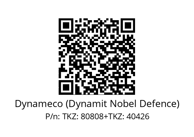   Dynameco (Dynamit Nobel Defence) TKZ: 80808+TKZ: 40426