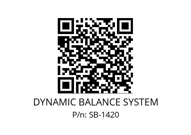   DYNAMIC BALANCE SYSTEM SB-1420