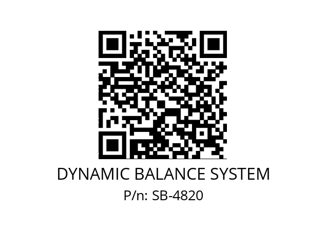   DYNAMIC BALANCE SYSTEM SB-4820