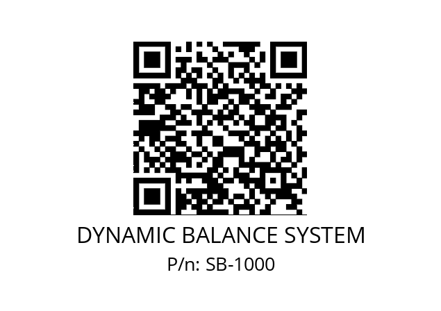   DYNAMIC BALANCE SYSTEM SB-1000