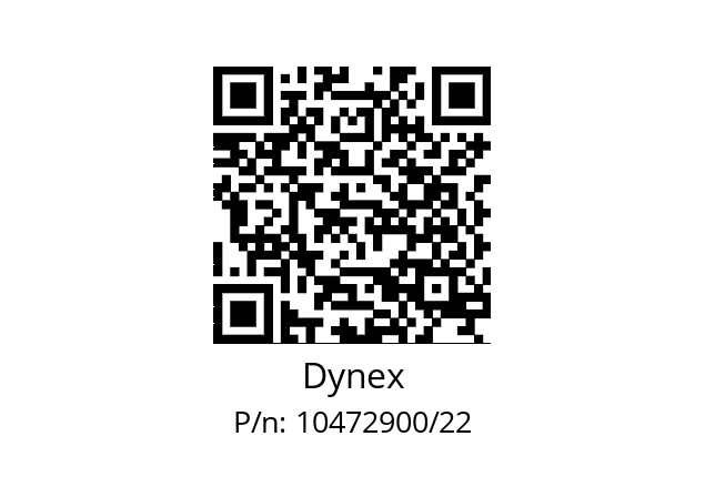   Dynex 10472900/22