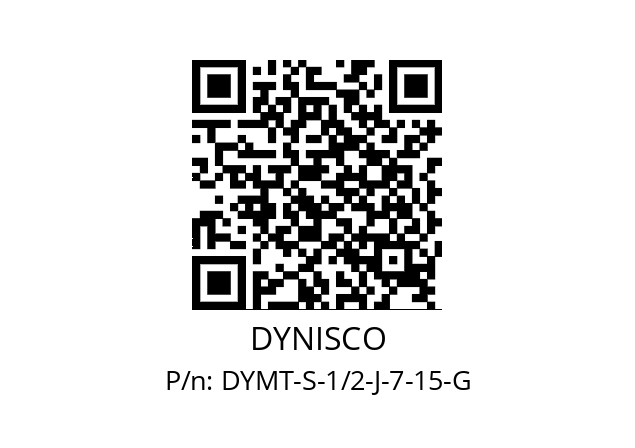   DYNISCO DYMT-S-1/2-J-7-15-G