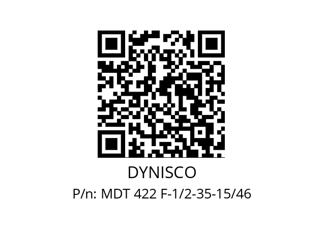   DYNISCO MDT 422 F-1/2-35-15/46