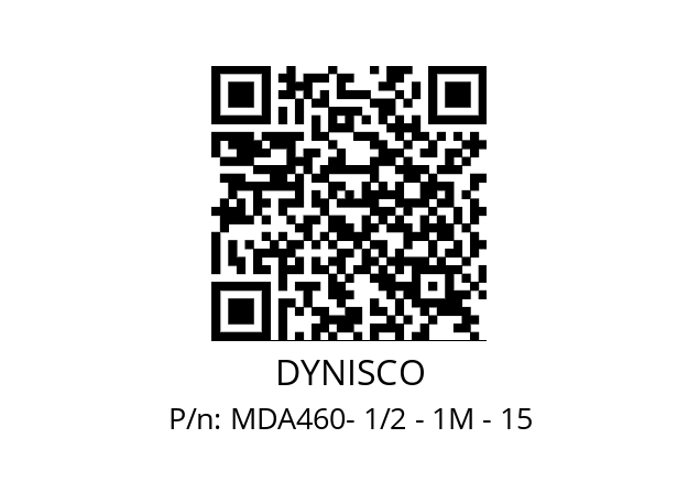   DYNISCO MDA460- 1/2 - 1M - 15