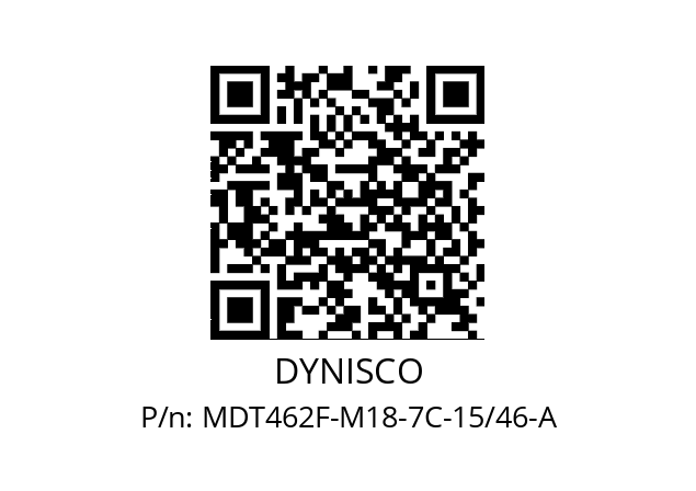   DYNISCO MDT462F-M18-7C-15/46-A