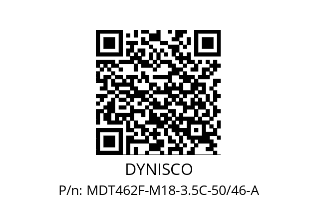   DYNISCO MDT462F-M18-3.5C-50/46-A