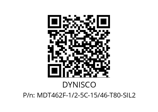   DYNISCO MDT462F-1/2-5C-15/46-T80-SIL2