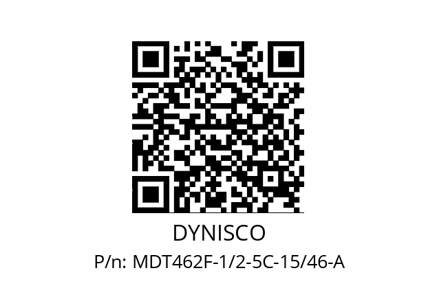   DYNISCO MDT462F-1/2-5C-15/46-A