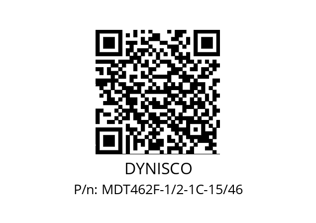   DYNISCO MDT462F-1/2-1C-15/46