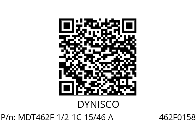   DYNISCO MDT462F-1/2-1C-15/46-A                     462F0158