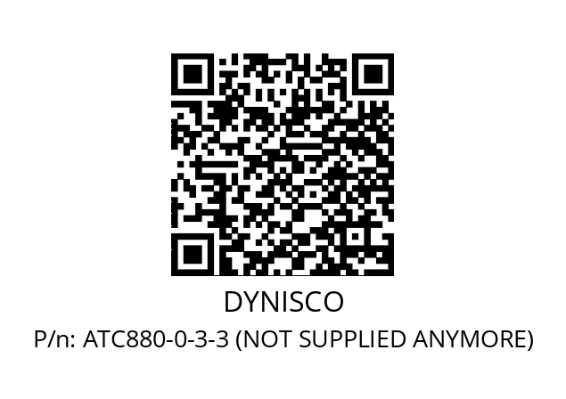   DYNISCO ATC880-0-3-3 (NOT SUPPLIED ANYMORE)