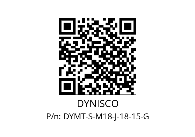   DYNISCO DYMT-S-M18-J-18-15-G