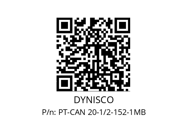   DYNISCO PT-CAN 20-1/2-152-1MB