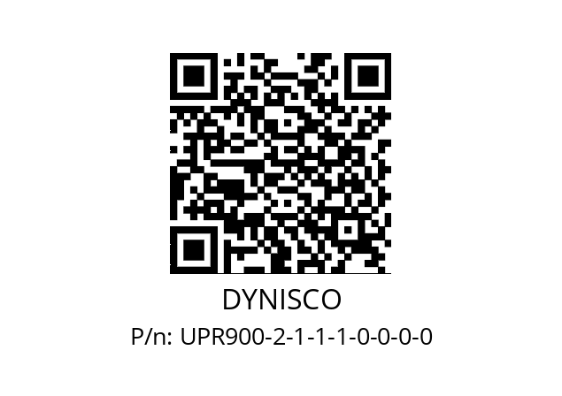   DYNISCO UPR900-2-1-1-1-0-0-0-0