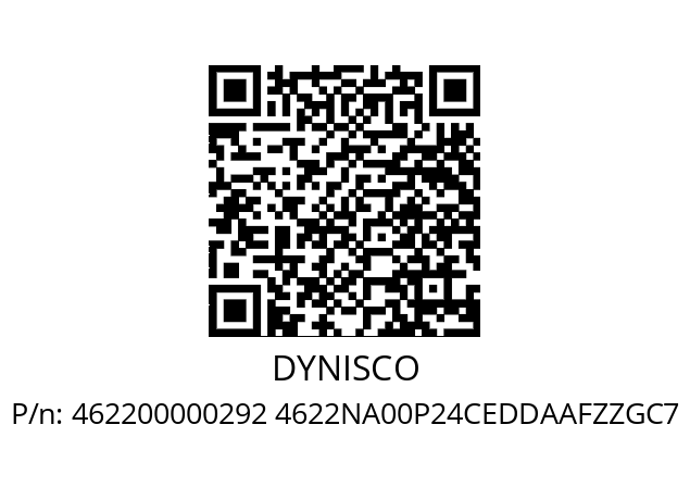   DYNISCO 462200000292 4622NA00P24CEDDAAFZZGC7