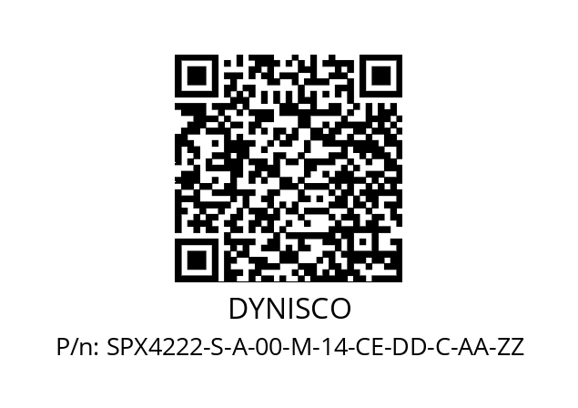   DYNISCO SPX4222-S-A-00-M-14-CE-DD-C-AA-ZZ