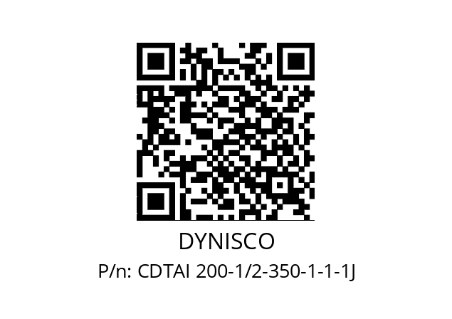   DYNISCO CDTAI 200-1/2-350-1-1-1J