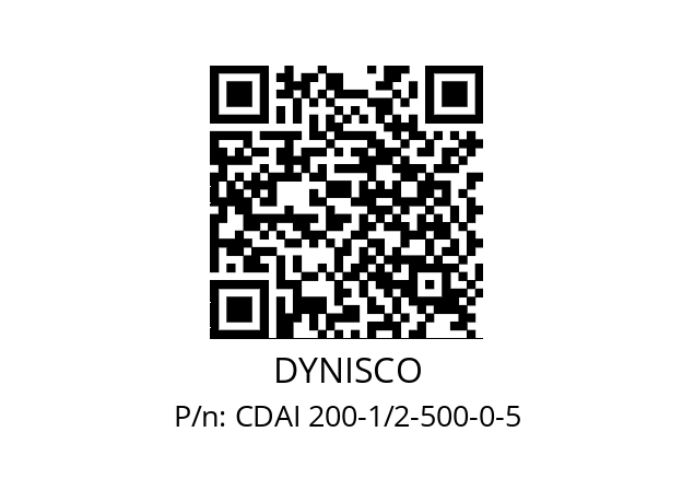   DYNISCO CDAI 200-1/2-500-0-5