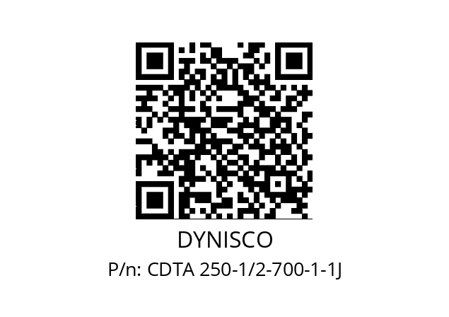   DYNISCO CDTA 250-1/2-700-1-1J