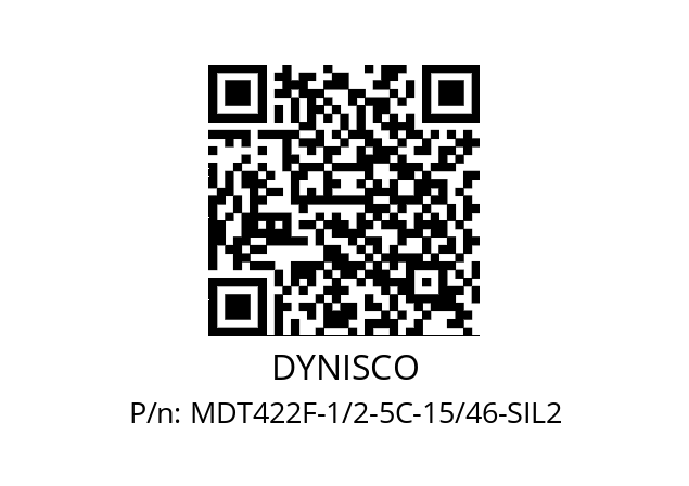   DYNISCO MDT422F-1/2-5C-15/46-SIL2