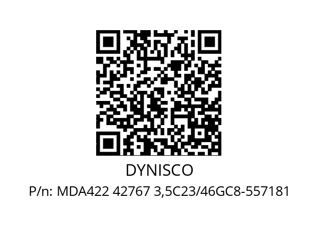   DYNISCO MDA422 42767 3,5C23/46GC8-557181