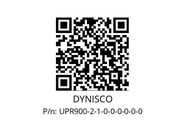   DYNISCO UPR900-2-1-0-0-0-0-0-0