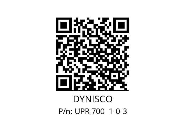   DYNISCO UPR 700  1-0-3