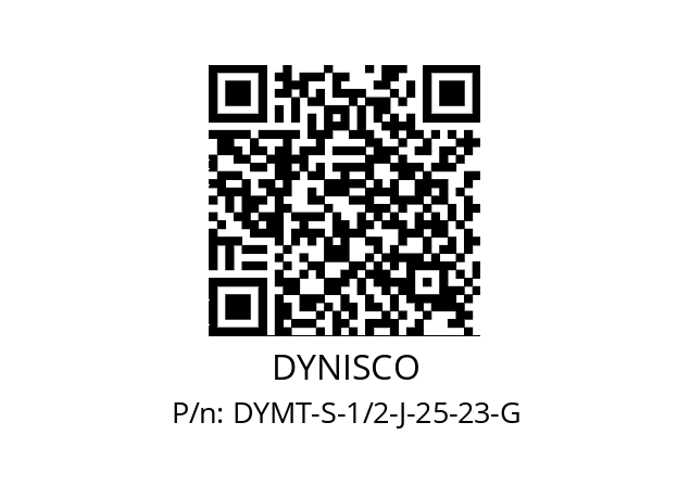   DYNISCO DYMT-S-1/2-J-25-23-G