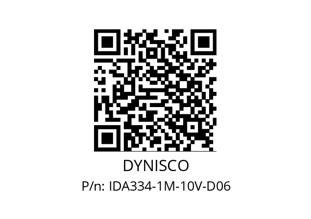   DYNISCO IDA334-1M-10V-D06