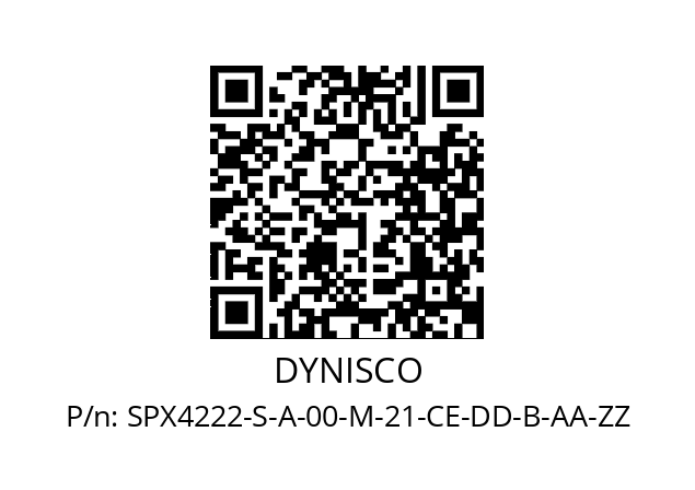   DYNISCO SPX4222-S-A-00-M-21-CE-DD-B-AA-ZZ