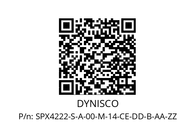   DYNISCO SPX4222-S-A-00-M-14-CE-DD-B-AA-ZZ