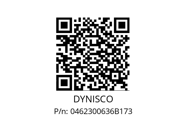   DYNISCO 0462300636B173