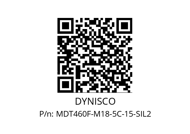   DYNISCO MDT460F-M18-5C-15-SIL2