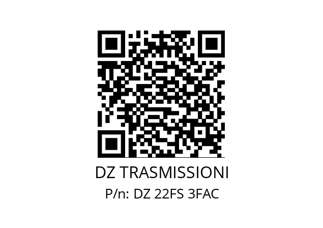   DZ TRASMISSIONI DZ 22FS 3FAC