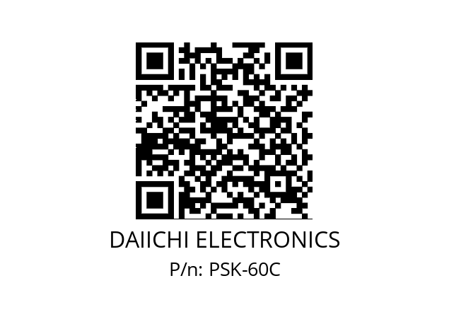   DAIICHI ELECTRONICS PSK-60C