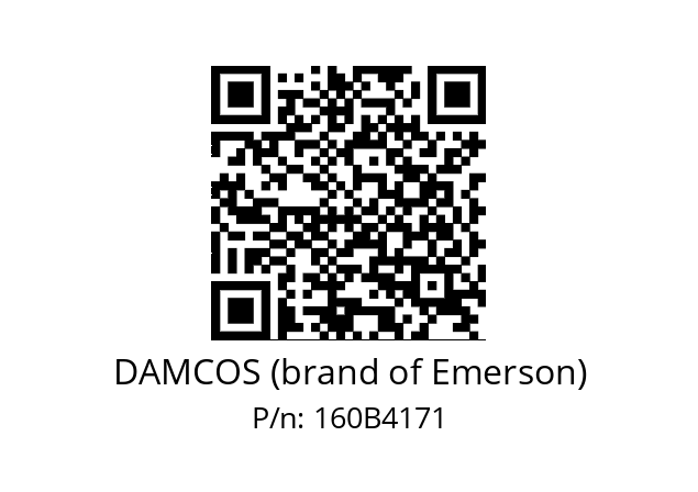   DAMCOS (brand of Emerson) 160B4171