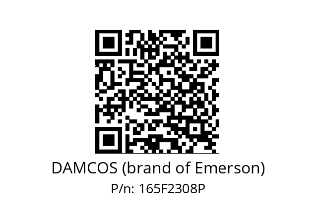   DAMCOS (brand of Emerson) 165F2308P