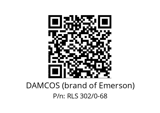   DAMCOS (brand of Emerson) RLS 302/0-68