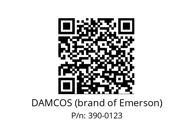   DAMCOS (brand of Emerson) 390-0123