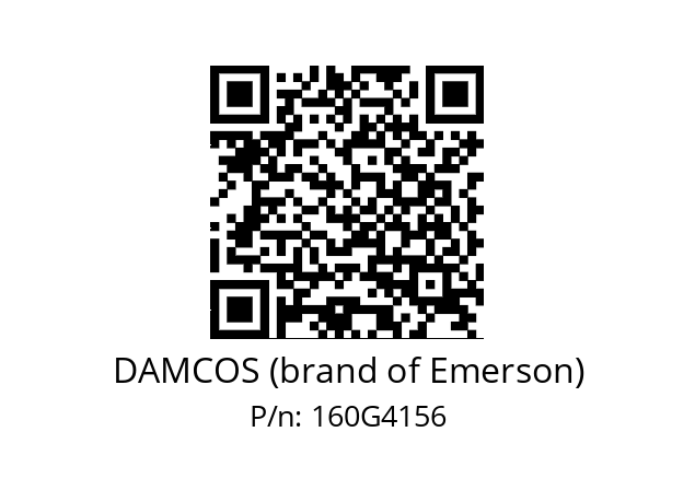   DAMCOS (brand of Emerson) 160G4156