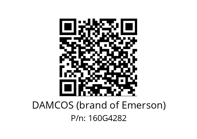   DAMCOS (brand of Emerson) 160G4282