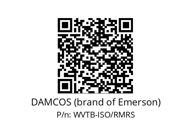   DAMCOS (brand of Emerson) WVTB-ISO/RMRS