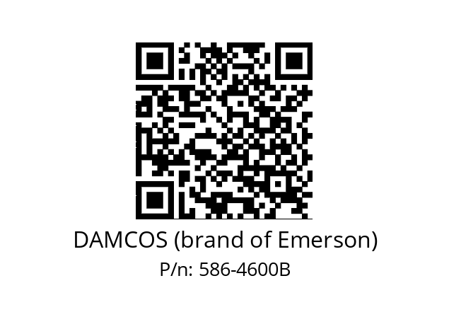   DAMCOS (brand of Emerson) 586-4600B